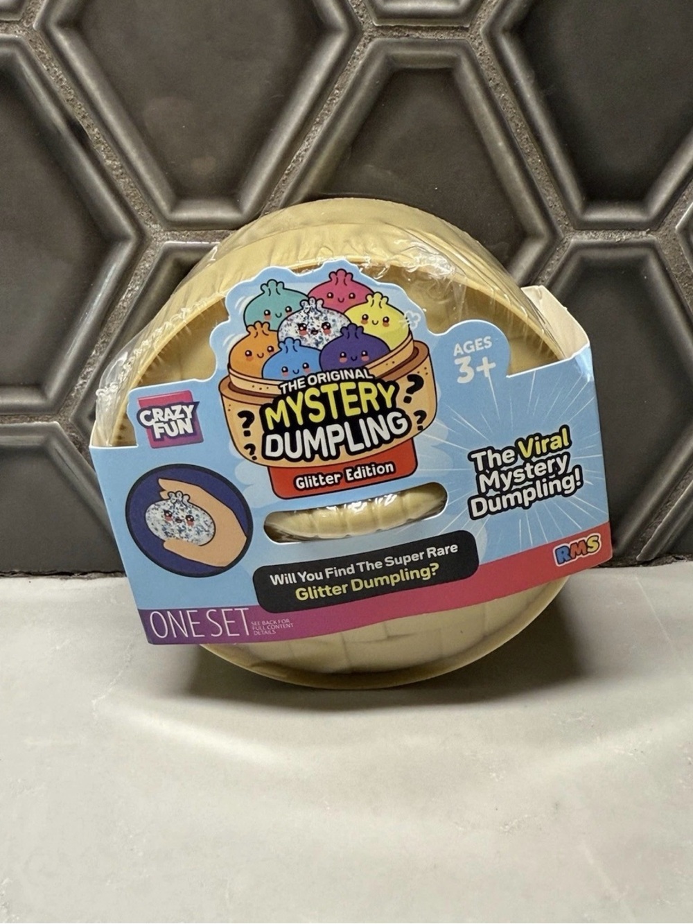 RMS Crazy Fun Mystery Dumpling Glitter Edition Squishy Bun Set
